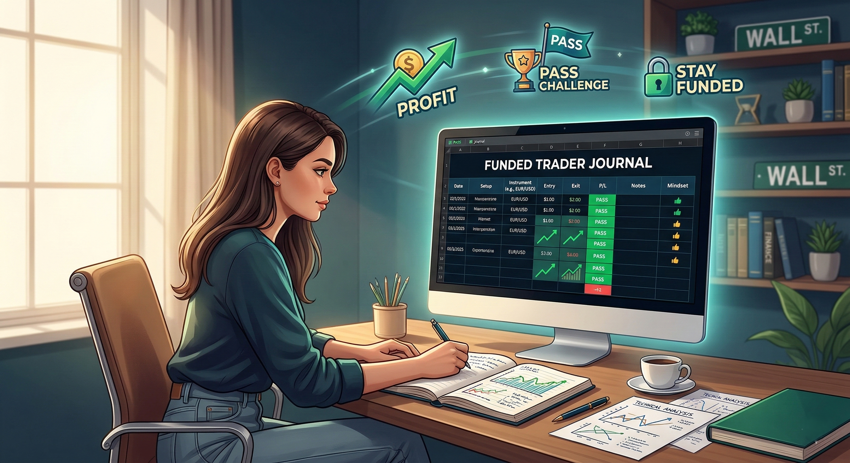 Trading Journal for Funded Traders: Pass Your Challenge and Stay Funded