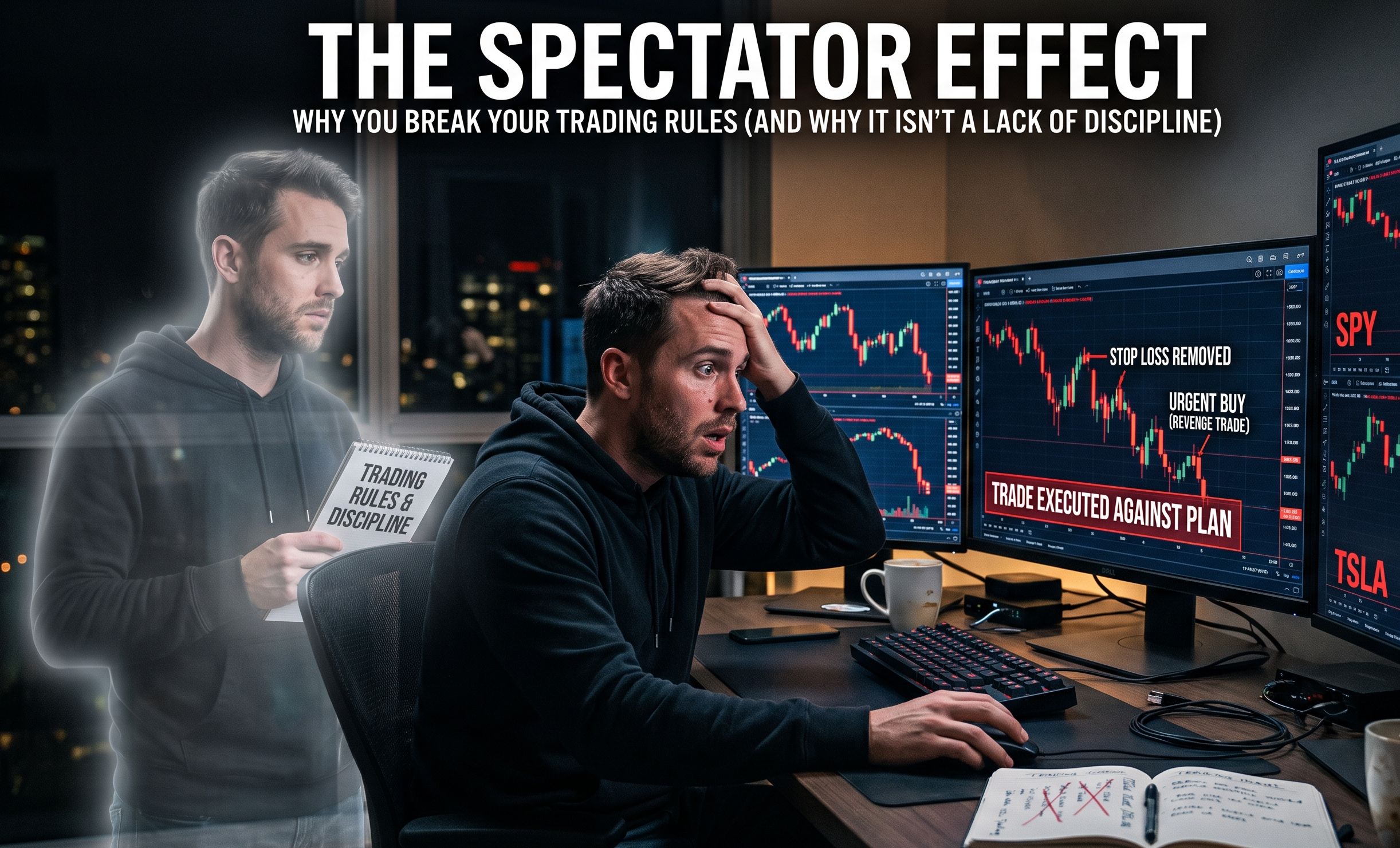 The Spectator Effect: Why You Break Your Trading Rules (And Why It Isn’t a Lack of Discipline)